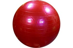 Изображение Мяч гимнастический для фитнеса АНТИРАЗРЫВ L 0765b с насосом